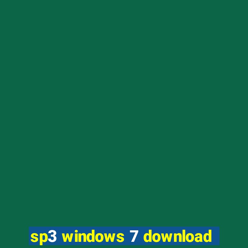 sp3 windows 7 download